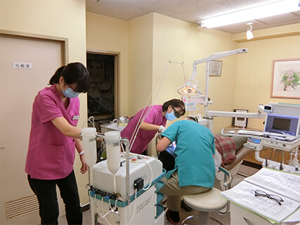 川崎市野上歯科医院　ストリークレザー写真